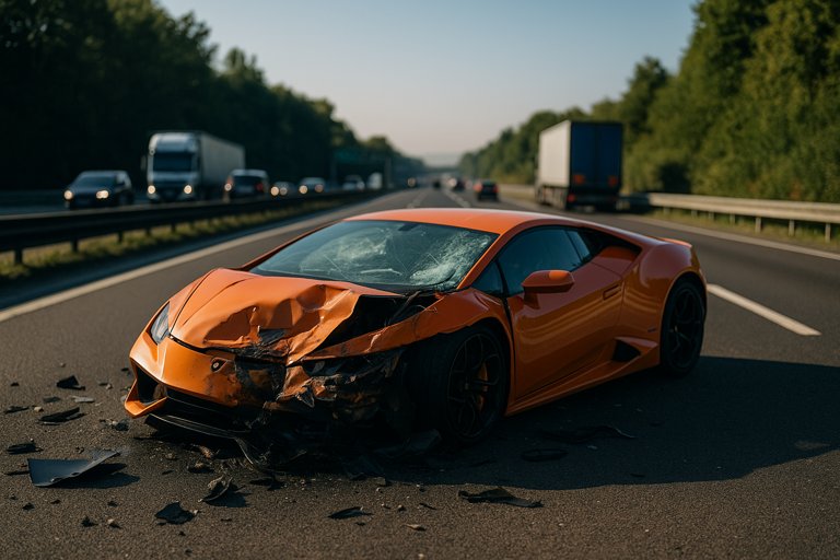 L'incidente di una Lamborghini a Milano porta al ritrovamento di 1,4 milioni di euro in contanti